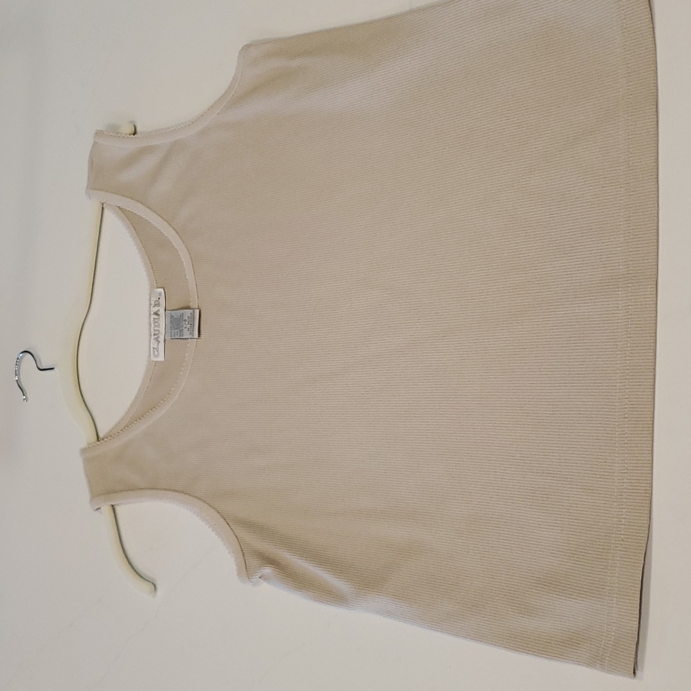 CLAUDIA D. Ribbed Tank